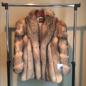 Authentic Crystal Fox Fur. Gorgeous!